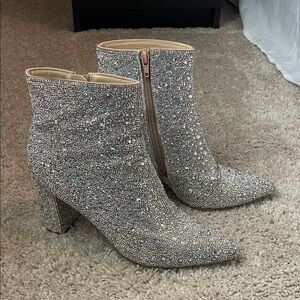Betsey Johnson Cary Rhinestone Boots